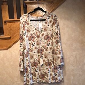 Short Dress/ Long flowing top